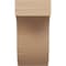 Ekena Millwork 10"W x 10"D x 20"H Wide Del Monte Rough Cedar Woodgrain TimberThane Corbel, Primed Tan CORUR10X10X20DELRCPR - alternate 4
